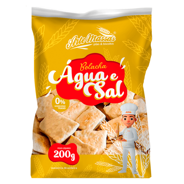 Bolacha Água e Sal 200g - Arte Massas