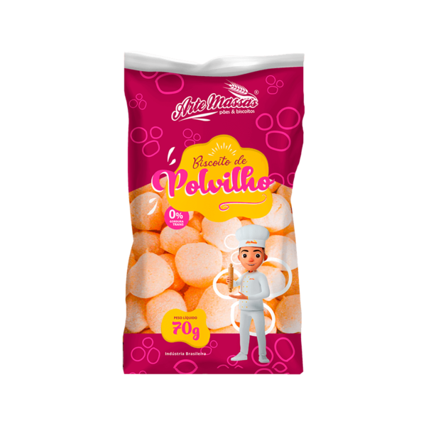 Biscoito de Polvilho 70g - Arte Massas