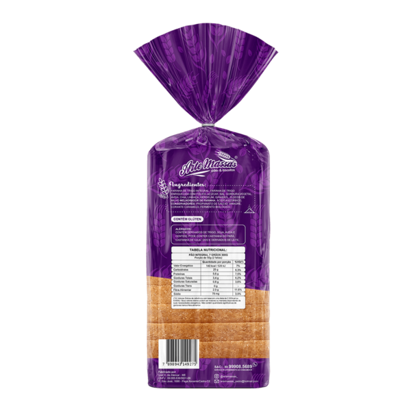 Pão Integral 7 Grãos 300g - Arte Massas - Image 2