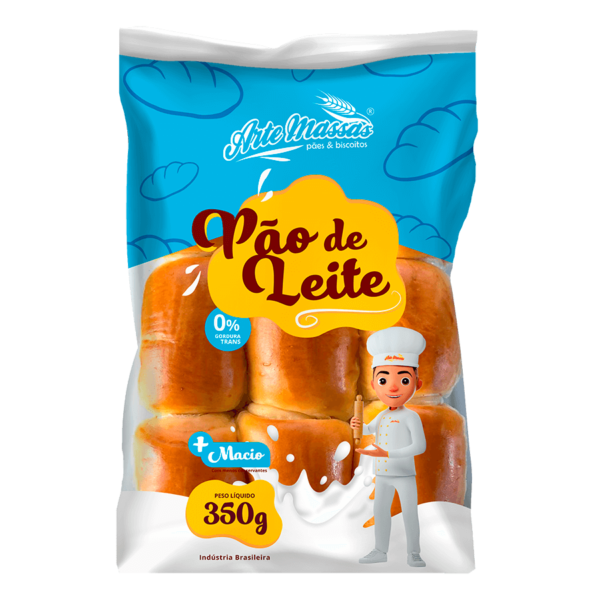 Pão de Leite 350g - Arte Massas